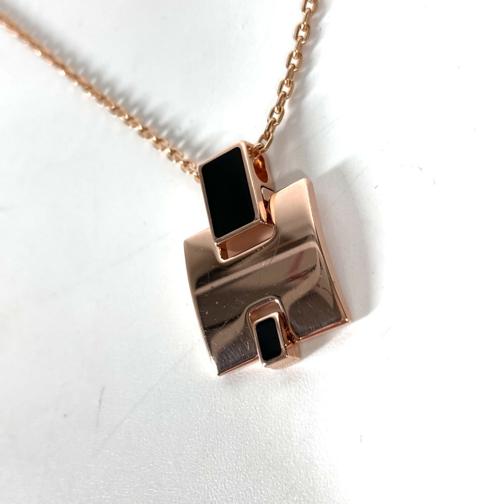 HERMES Necklace metal black Accessories Eileen Women