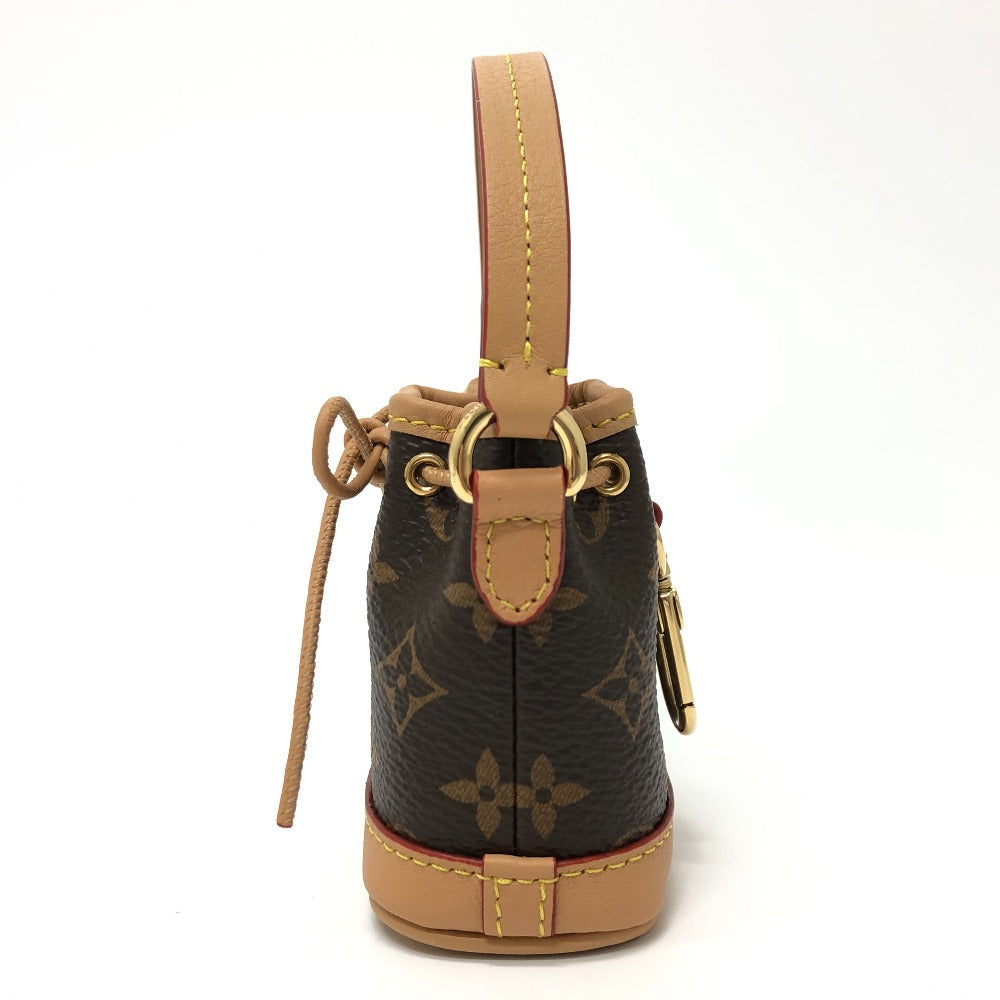 LOUIS VUITTON charm M00818 Monogram canvas Brown Monogram Bijoux Sac Micro Noe Women
