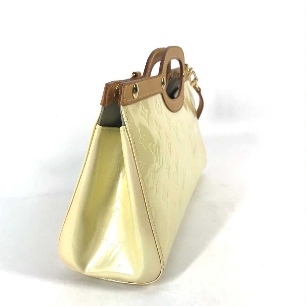 LOUIS VUITTON Shoulder Bag M91374 Monogram Vernis Canvas white Monogram Vernis Roxbury Drive Women