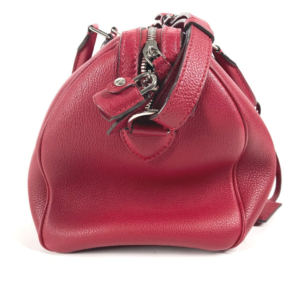 LOUIS VUITTON Handbag M94341 Voca Stains all leather Red Parnasea SC Bag PM Women