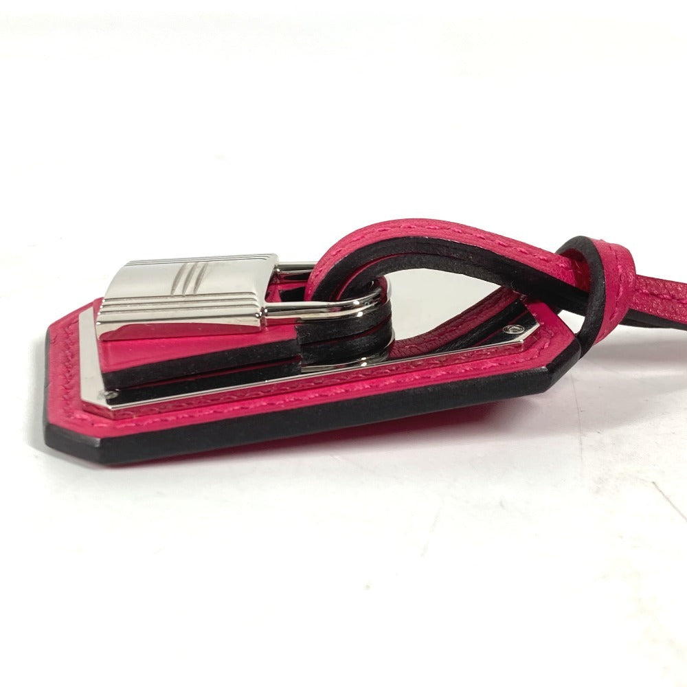 HERMES Necklace Vaux Swift pink Okelley GM