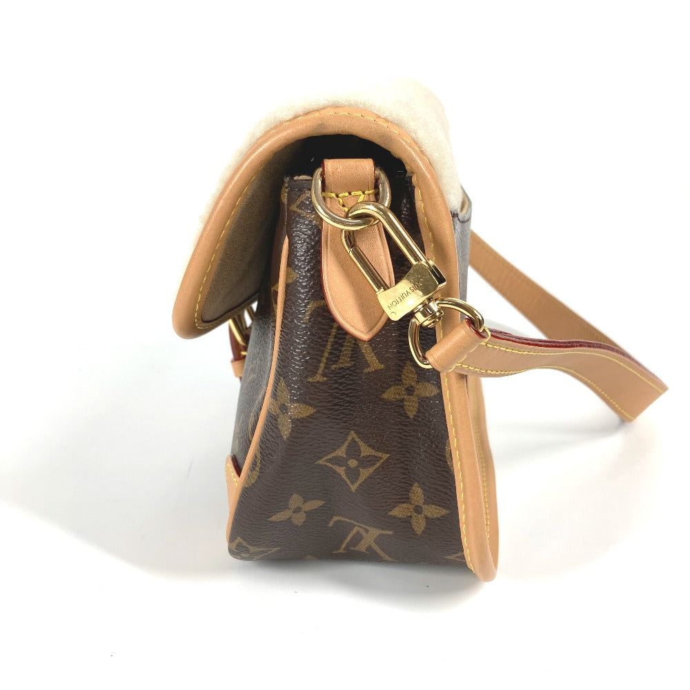 LOUIS VUITTON Shoulder Bag M46317 Monogram canvas, boa Brown Monogram Diane NM PM Women