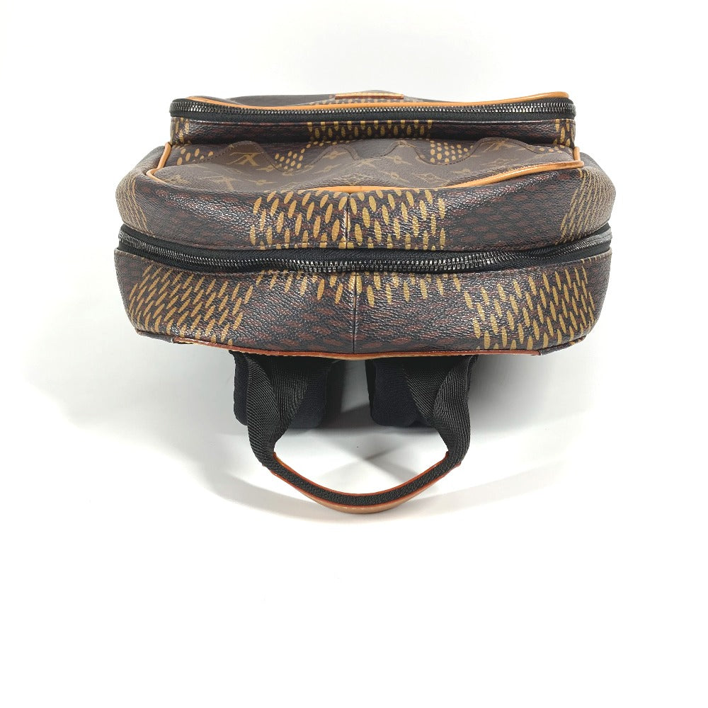 LOUIS VUITTON Backpack N40380 Damier Giant Canvas Brown Damier Giant NIGO collaboration Backpack unisex(Unisex)