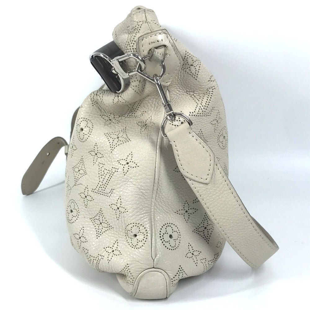LOUIS VUITTON Shoulder Bag M94275 monogram mahina leather beige Monogram Mahina Serene PM Women