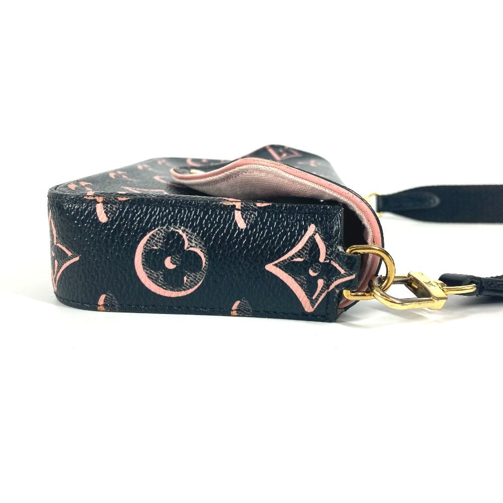 LOUIS VUITTON Shoulder Bag M81471 Coated canvas black Fall for You Collection Monogram Multi Pochette Felicie
