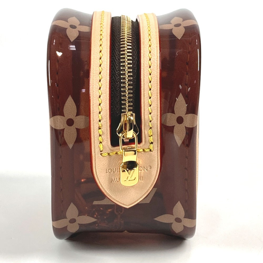 LOUIS VUITTON Pouch M14943 PVC Brown Monogram Takashi Murakami Cherry LV Ã TM Porto Monnaie Cube