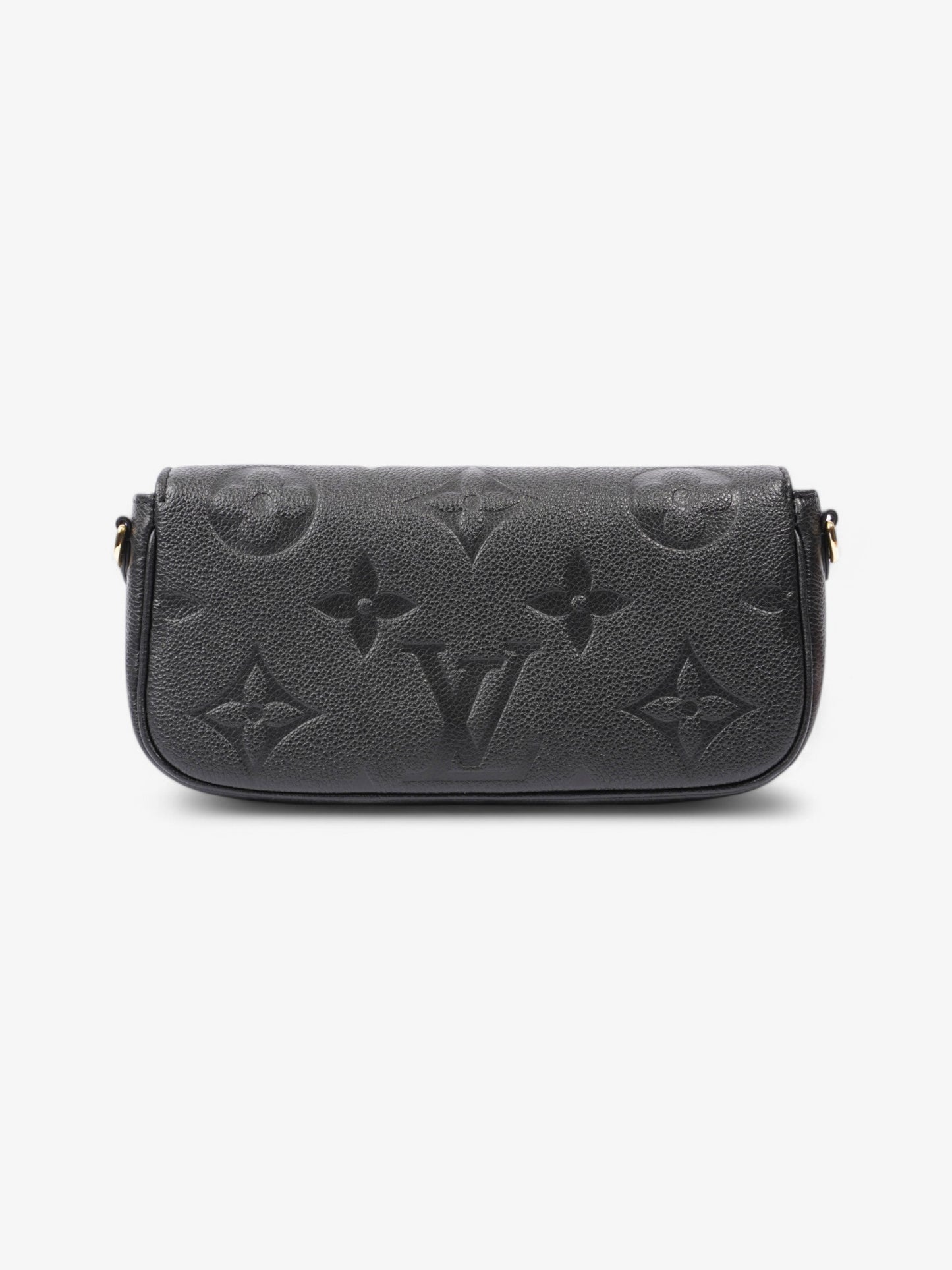 Louis Vuitton Ivy Black Embossed Leather