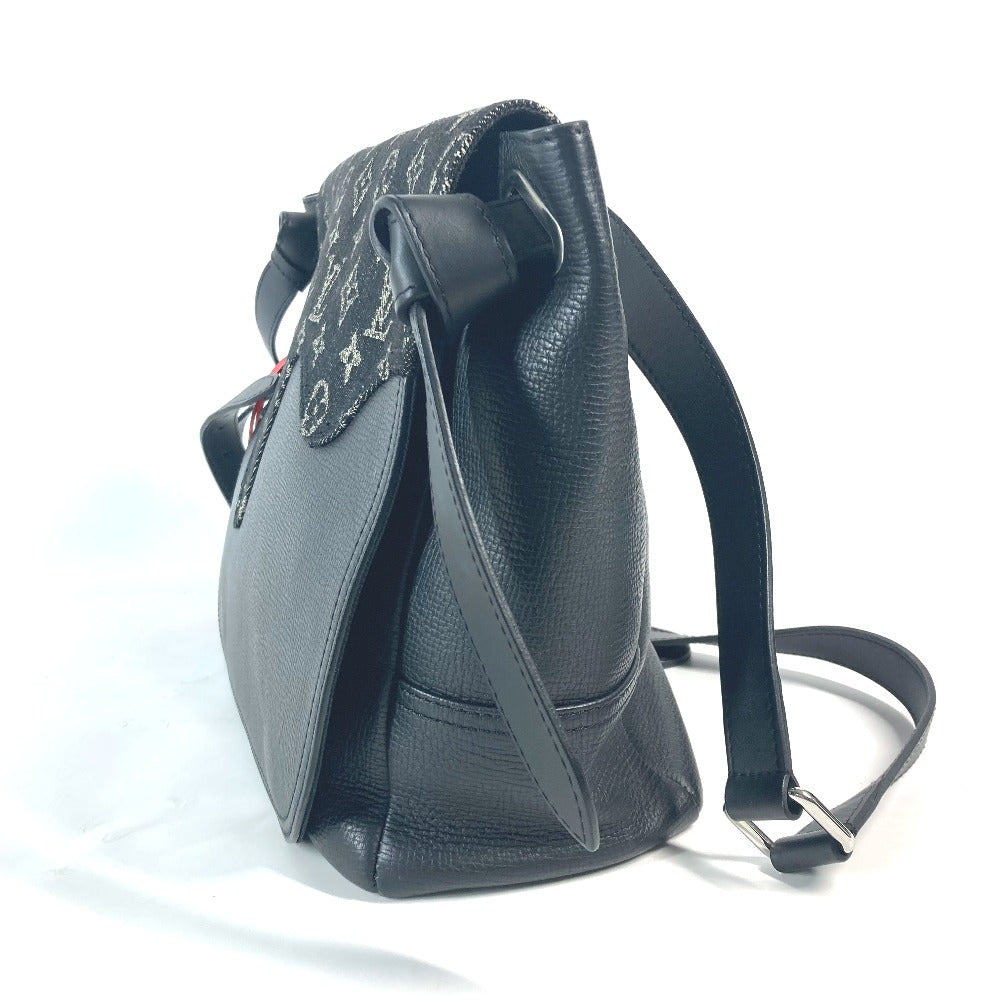 LOUIS VUITTON Shoulder Bag M45971 Monogram denim, leather black Monogram denim Busus Tokyo
