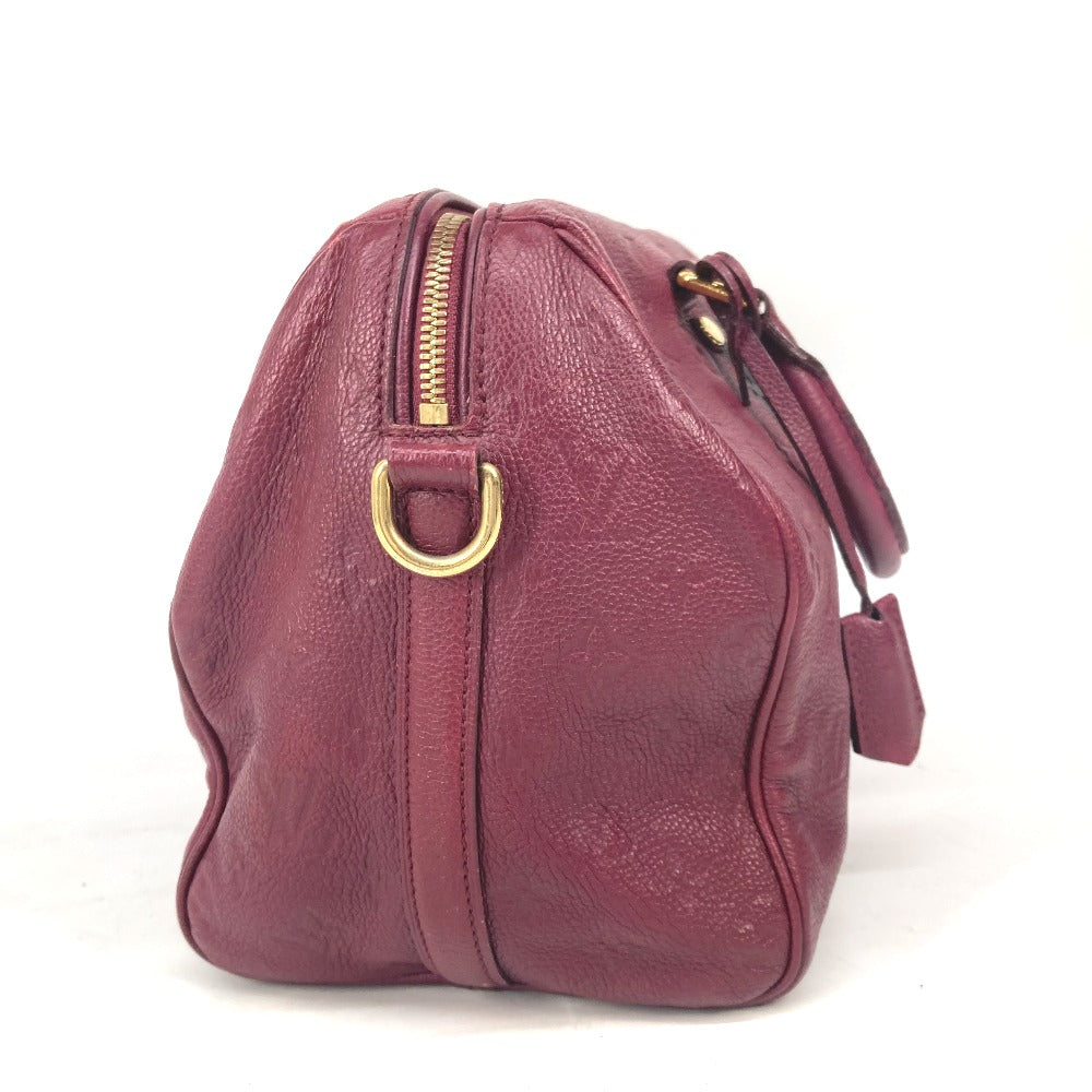 LOUIS VUITTON Shoulder Bag M40755 Monogram Ann Platt Leather wine-red Monogram Ann Platt Speedyã»bandouliere30