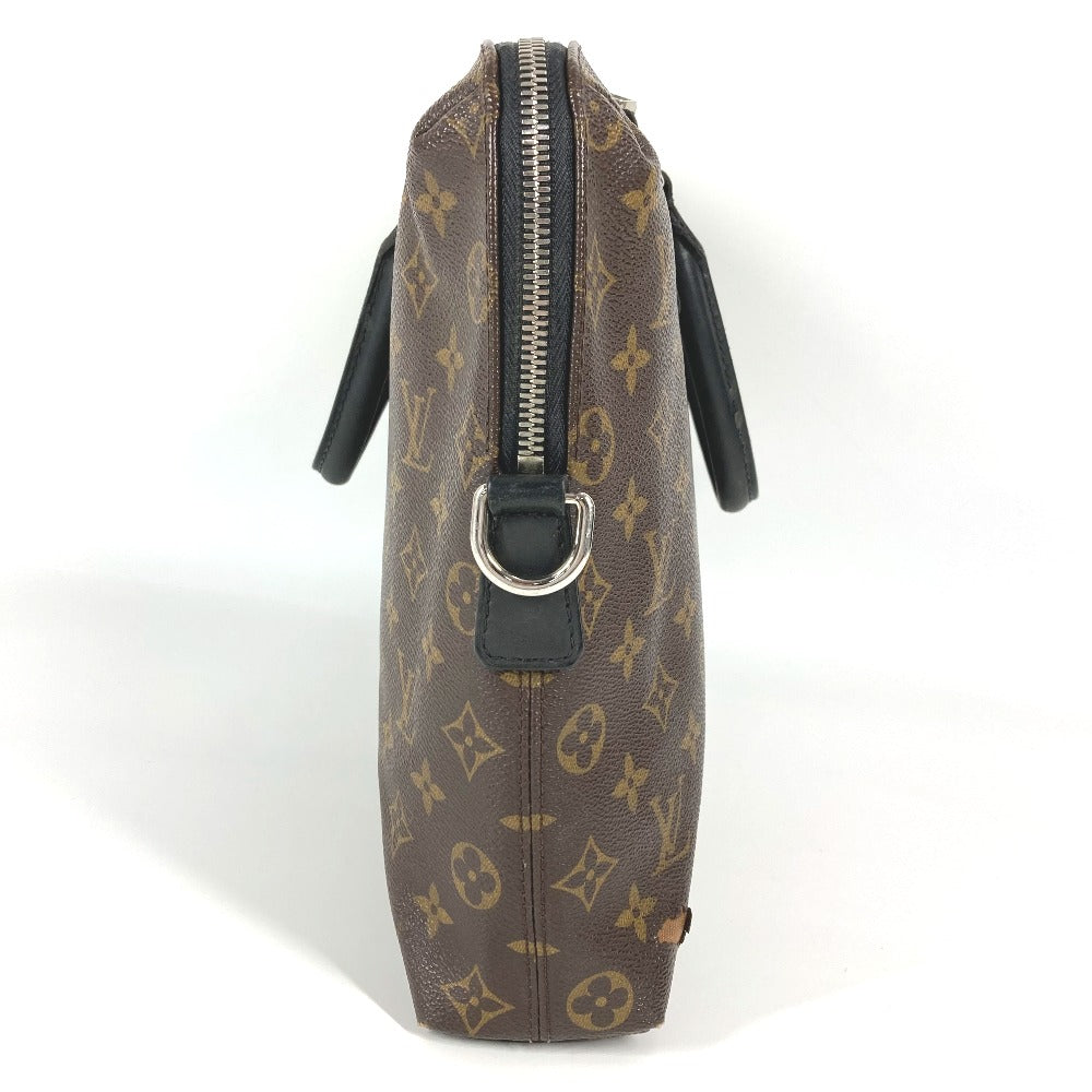 LOUIS VUITTON Handbag M40868 Monogram macacer canvas Brown Monogram macacer Porto documan Jules PDJ mens