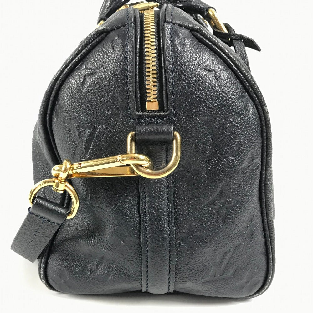 LOUIS VUITTON Handbag M40762 Monogram Ann Platt Leather Dark navy Monogram Ann Platt Speedy bandouliere 25