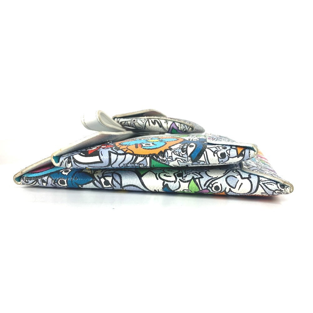 LOUIS VUITTON Clutch bag ï¼82014 Leather / canvas multicolor monogram comic Trio Anvelope