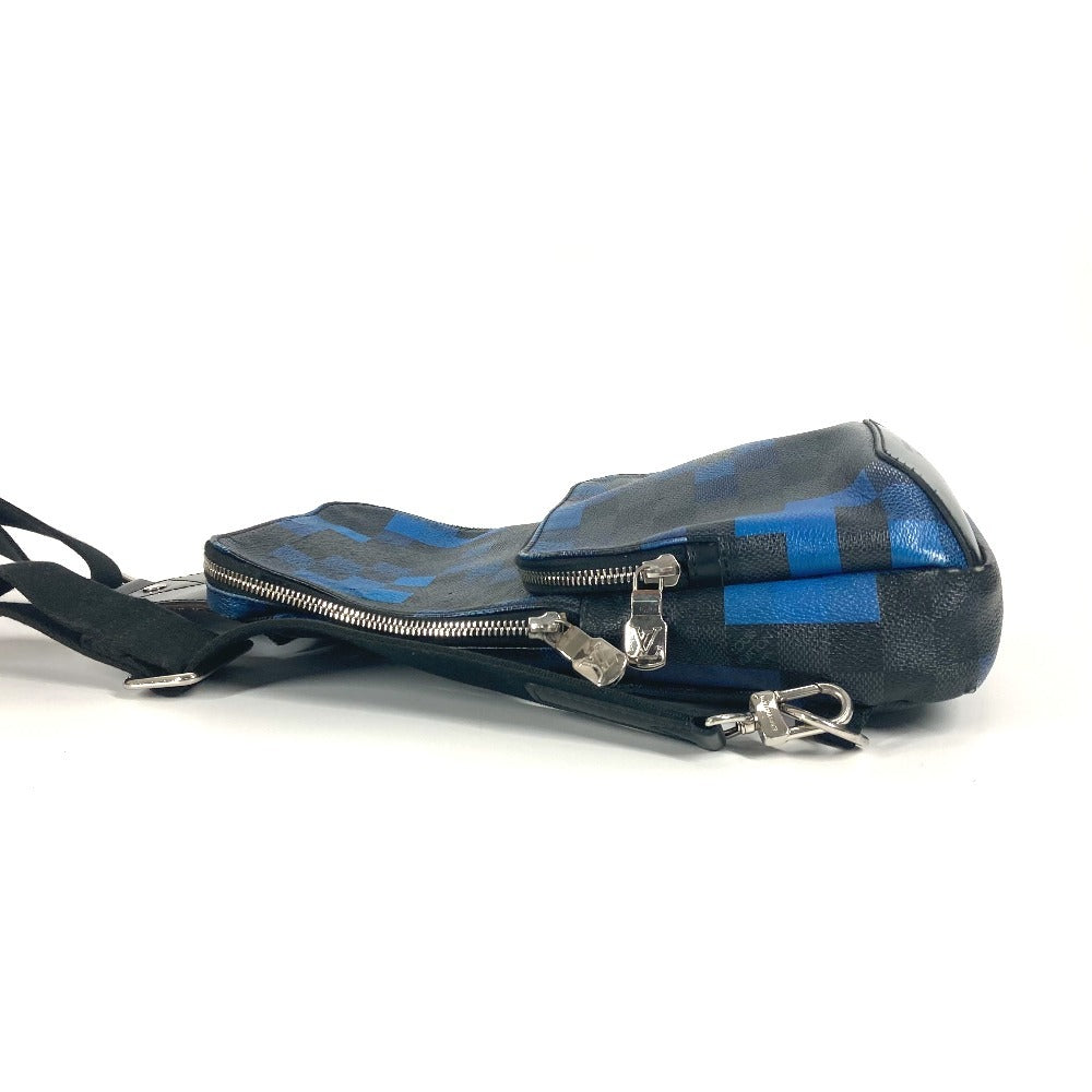 LOUIS VUITTON Sling bag N40067 Damier Grafitto Canvas blue Damier graphic pixel Avenue Sling Bag