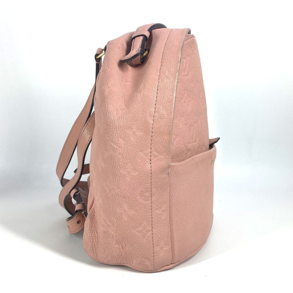 LOUIS VUITTON Backpack M44019 Monogram Ann Platt Leather pink Monogram Ann Platt Sorbonne