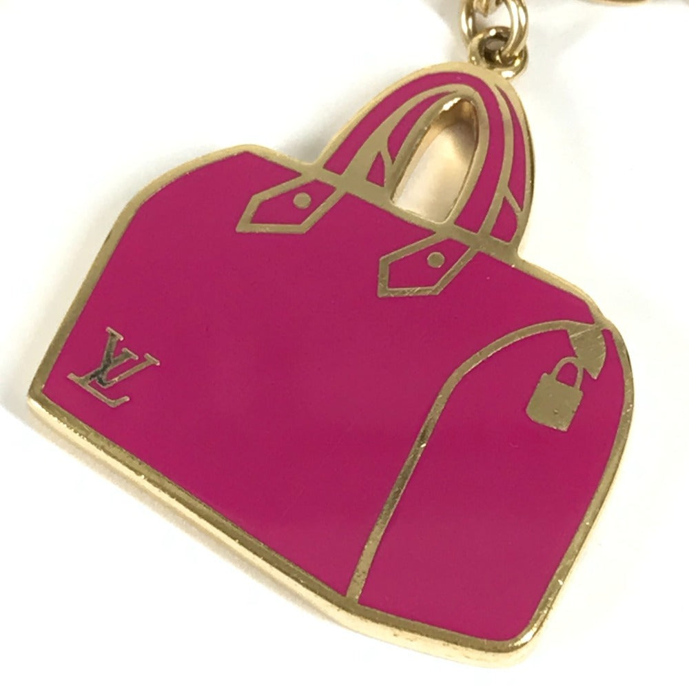 LOUIS VUITTON key ring M66985 metal gold Chain Iconic 63â¡14