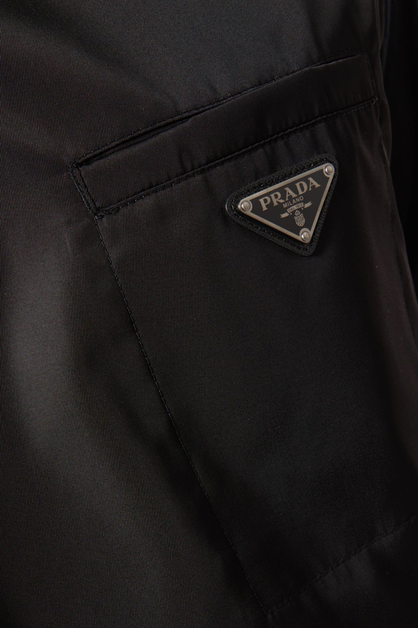 PRADA RE-NYLON AND JERSEY MEN'S T-SHIRT