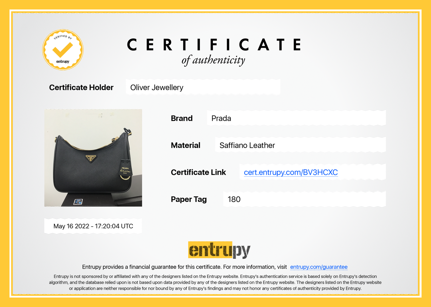 Prada 2022 Re-Edition 2005 Saffiano Leather Bag