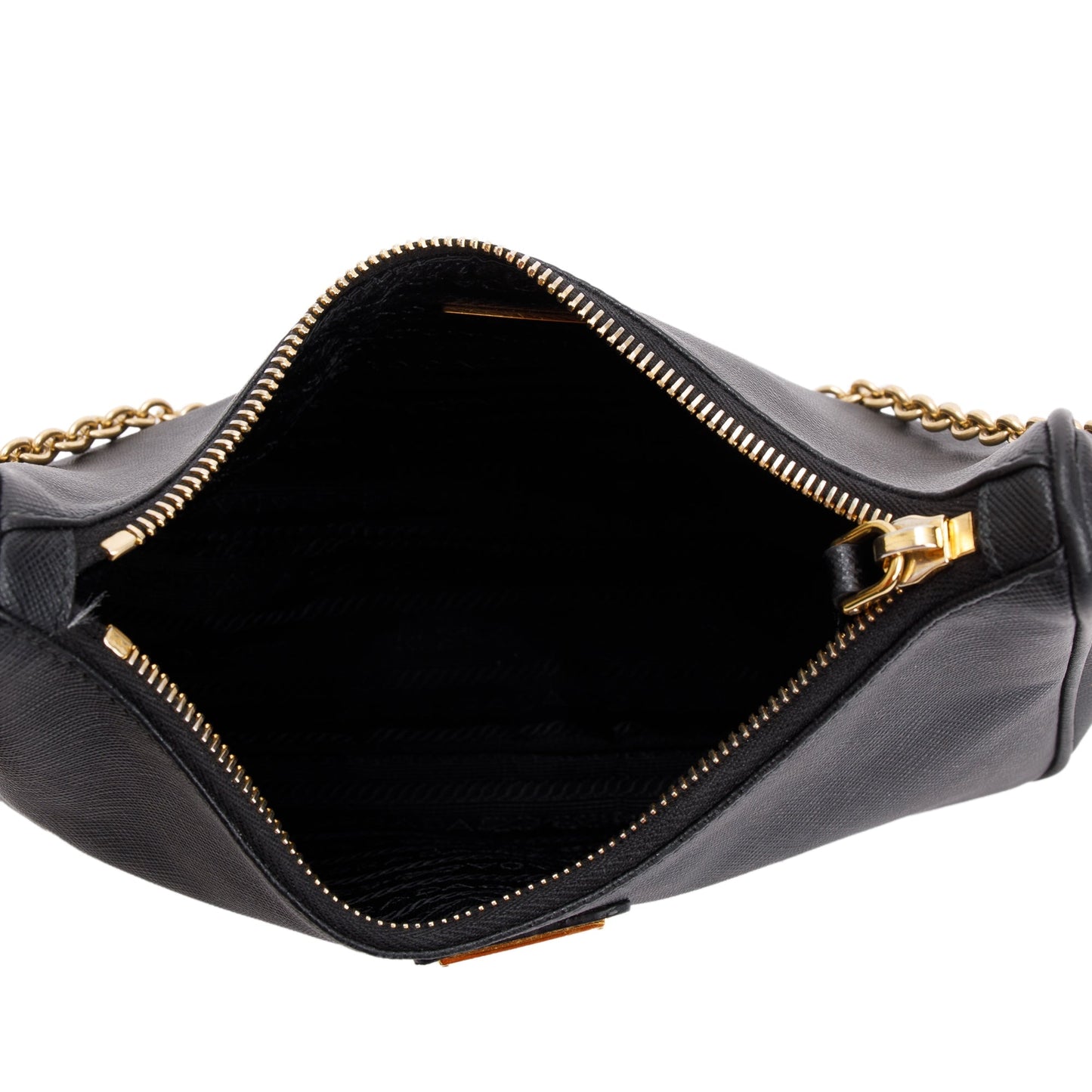 Prada Black Saffiano Leather Re-Edition 2005 Shoulder Bag