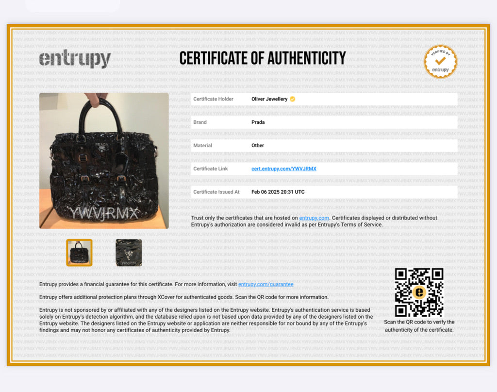 Prada Black Vernice Gaufre Shopping Tote