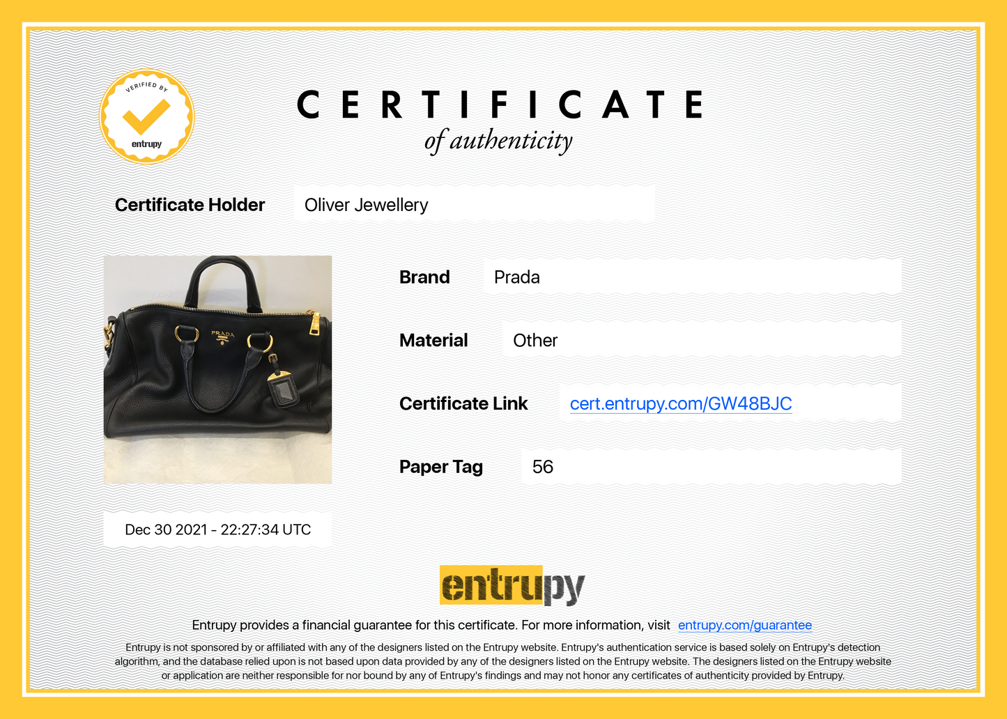 Prada Black Vitello Daino Tote