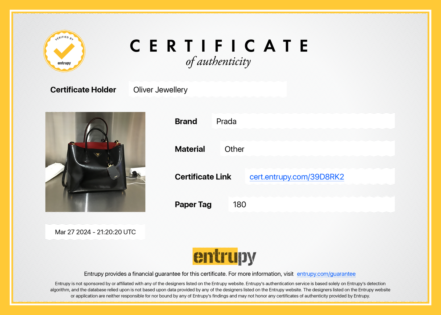 Prada Black/Red Saffiano Vernice Shiny Medium Cuir Double Tote