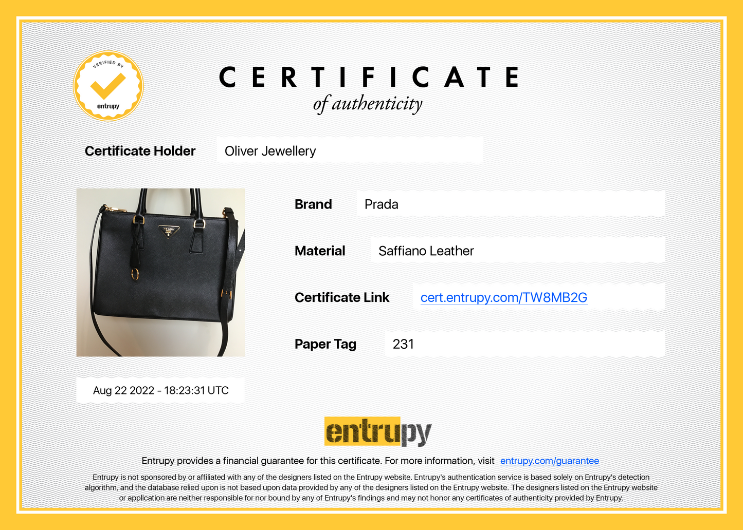 Prada Large Saffiano Double Zip Galleria Tote
