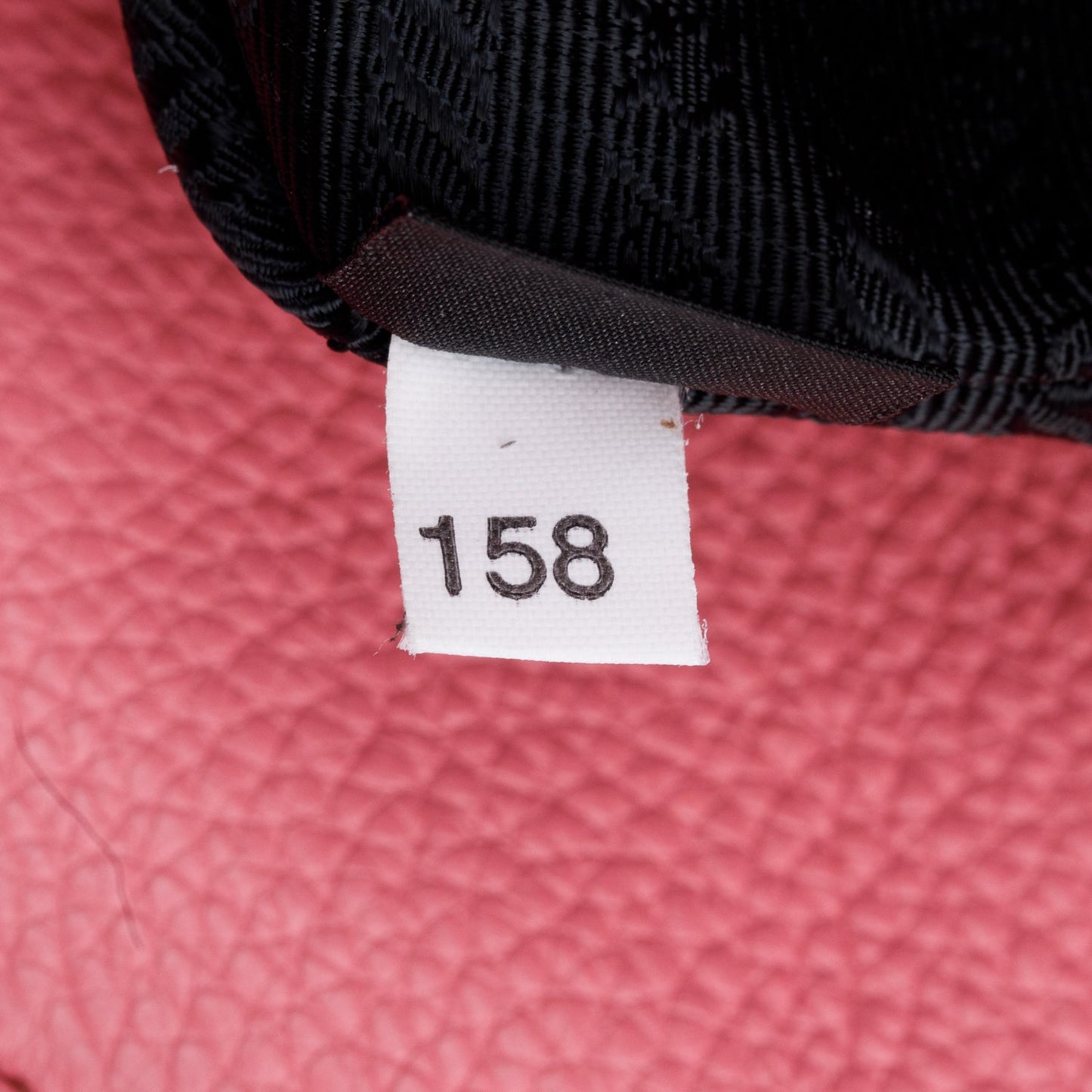 Prada Pink Vitello Grain Leather Signature Top Handle Bag