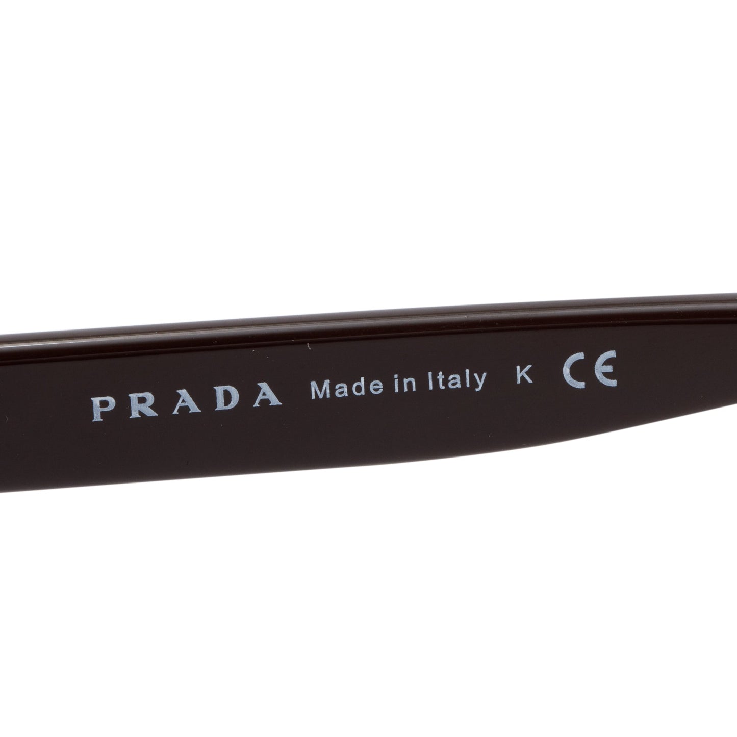 Prada SPR 18Q Brown Acetate Square Sunglasses