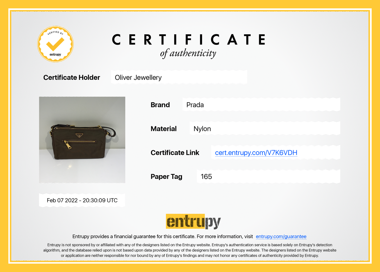 Prada Saffiano Leather Trimmed Tessuto Nylon Camera Bag