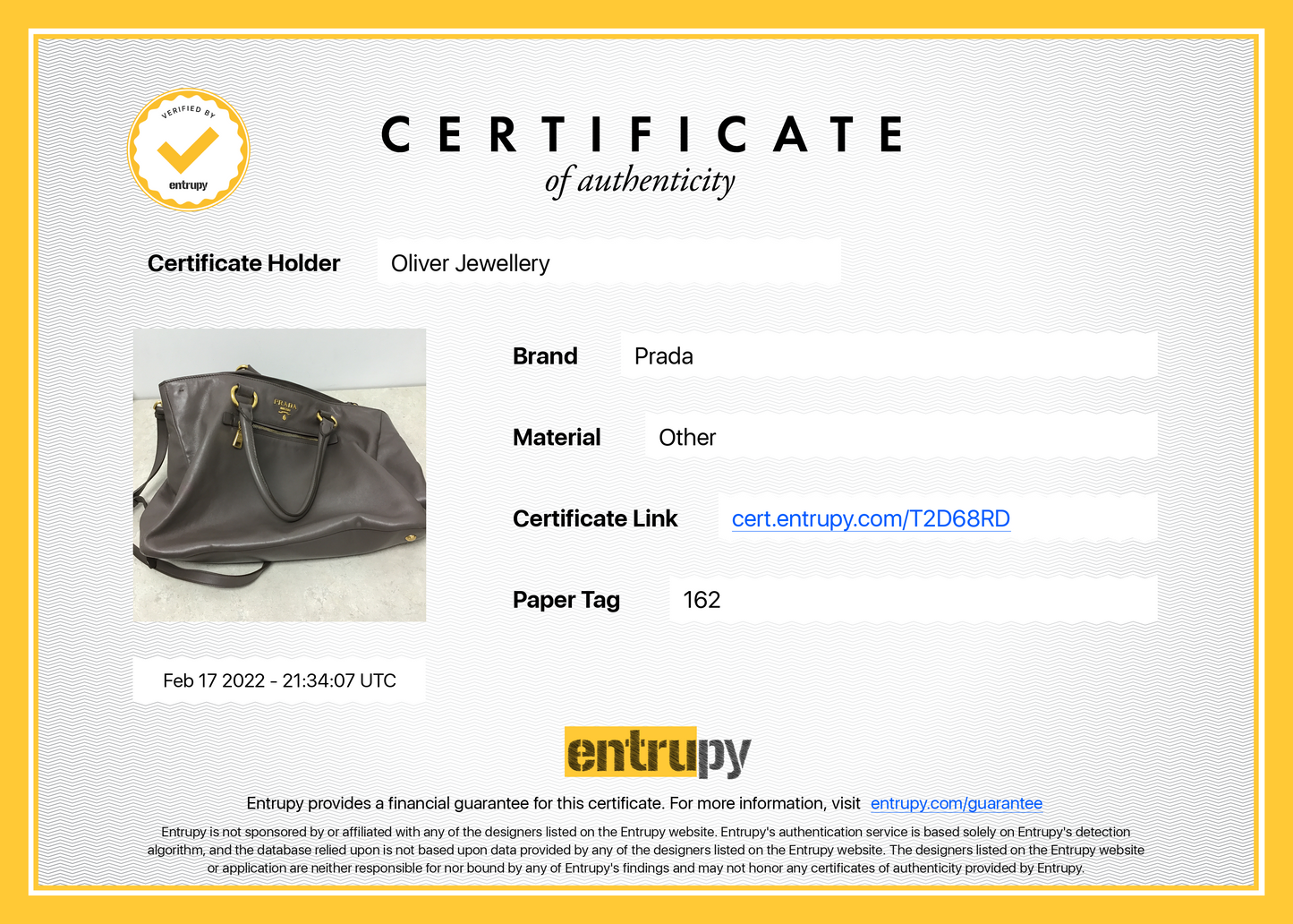 Prada Soft Calf Satchel