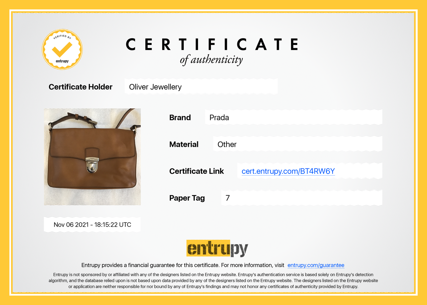 Prada Vitello Easy Shoulder Bag