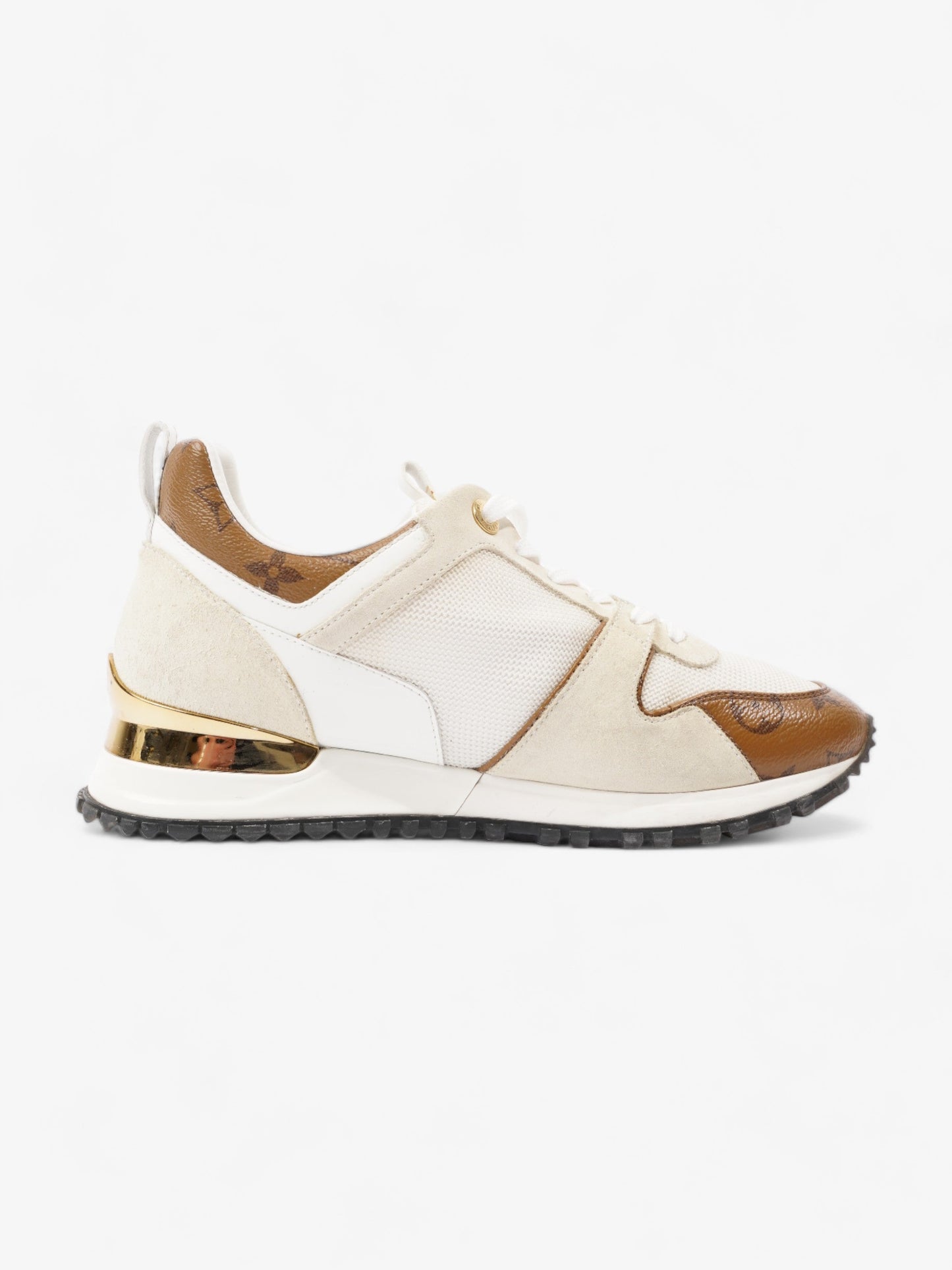 Louis Vuitton Run Away Sneakers White / Monogram Mesh EU 37 UK 4
