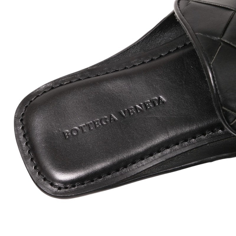 BOTTEGAVENETA Sandals Genuine Leather black Women 37
