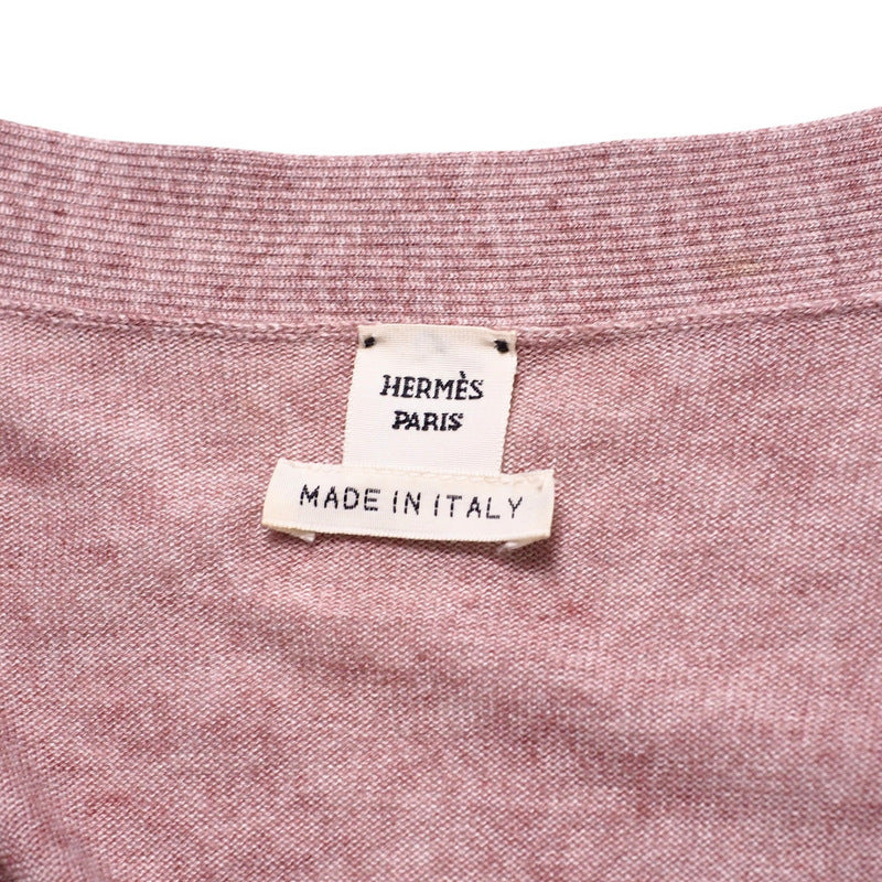 HERMES cardigan knit Bordeauxtype Women 40