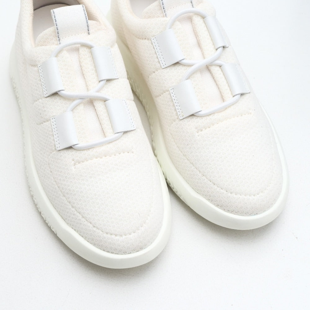 HERMES sneakers H191131Z leather white Women 36