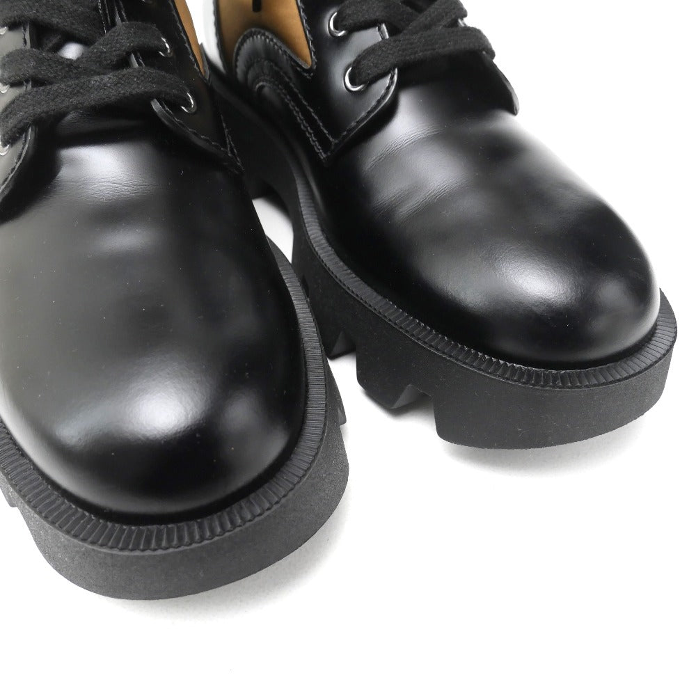 PRADA boots 2UE006 leather Black beige mens 6
