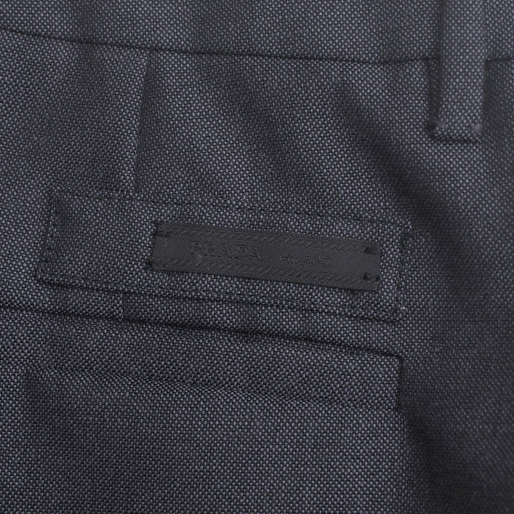PRADA Pants 73% wool, 27% mohair gray P204B Women 38