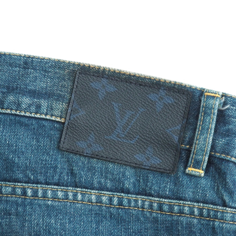 LOUIS VUITTON Denim pants Cotton denim blue 36