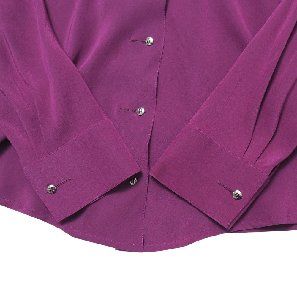 LOUIS VUITTON blouse silk Purple type 36