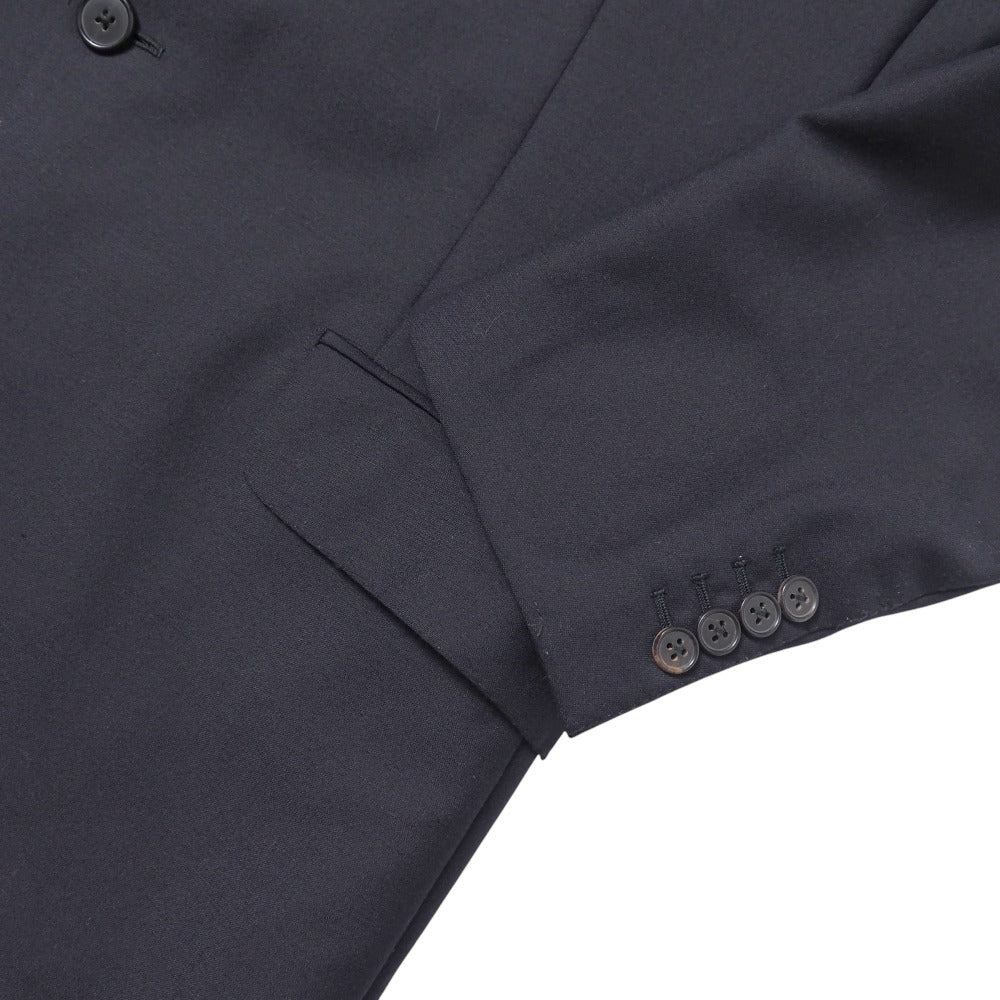 HERMES tailored jacket wool Navy A9115 50