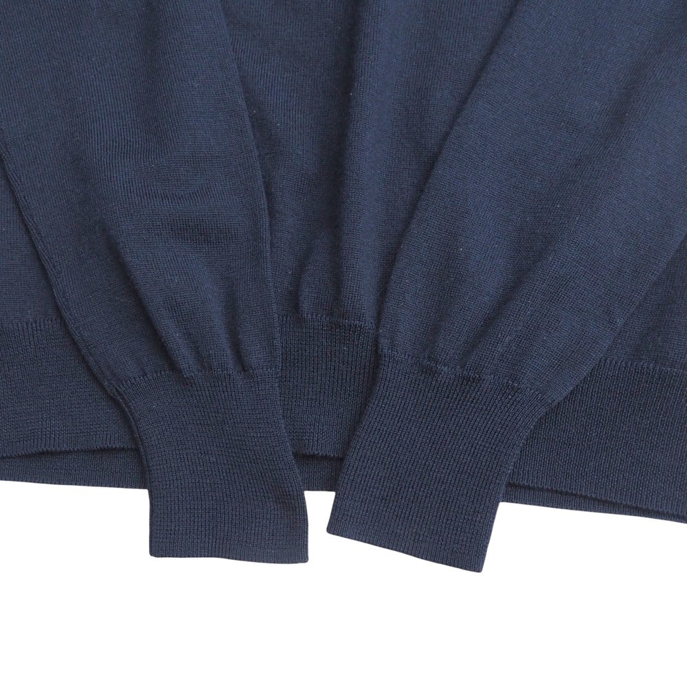 BURBERRY knit 100% wool Navy 4027544 M