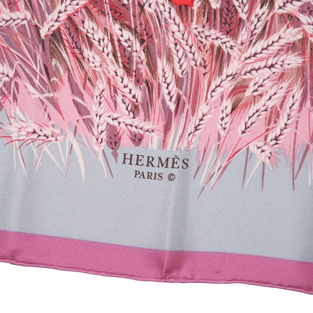 HERMES scarf 100% silk multicolor