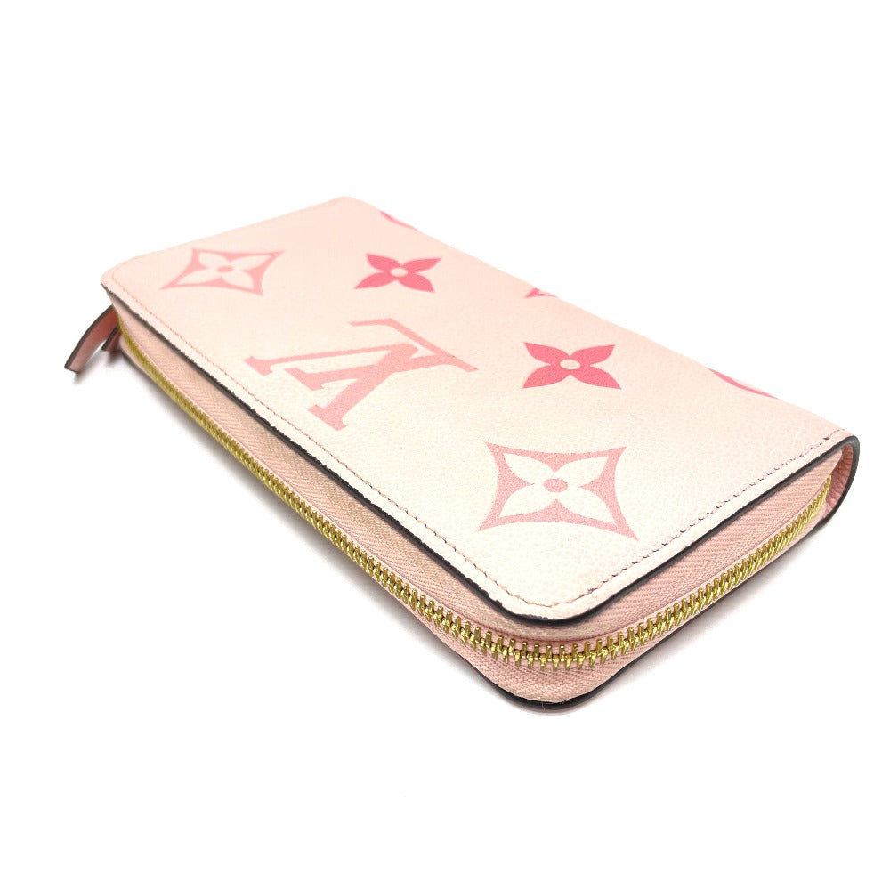 LOUIS VUITTON Long Wallet Purse M80403 Monogram Ann Platt Leather pink Monogram Unplant By the pool Women