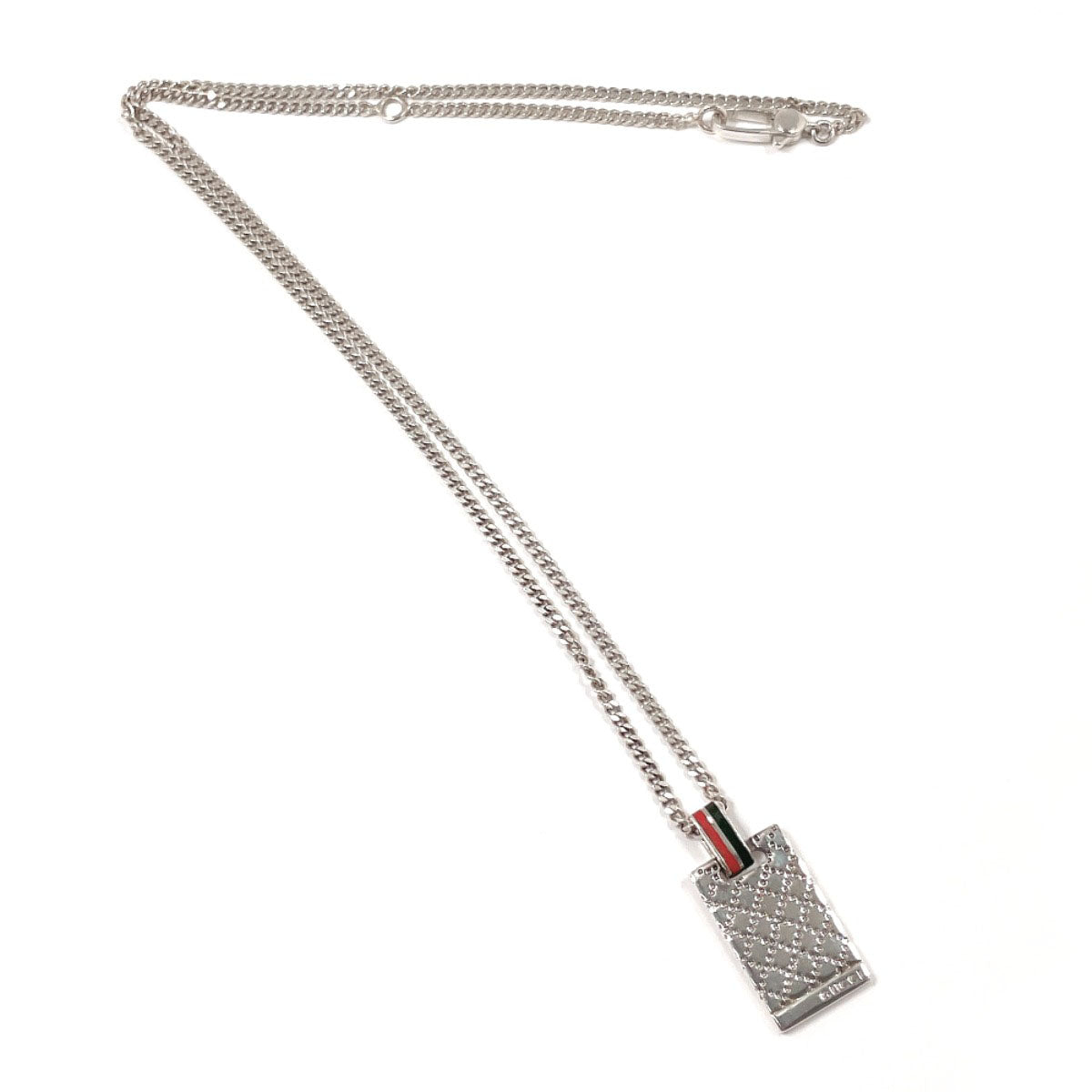 GUCCI Necklace Silver925 Silver Sherry line Diamante