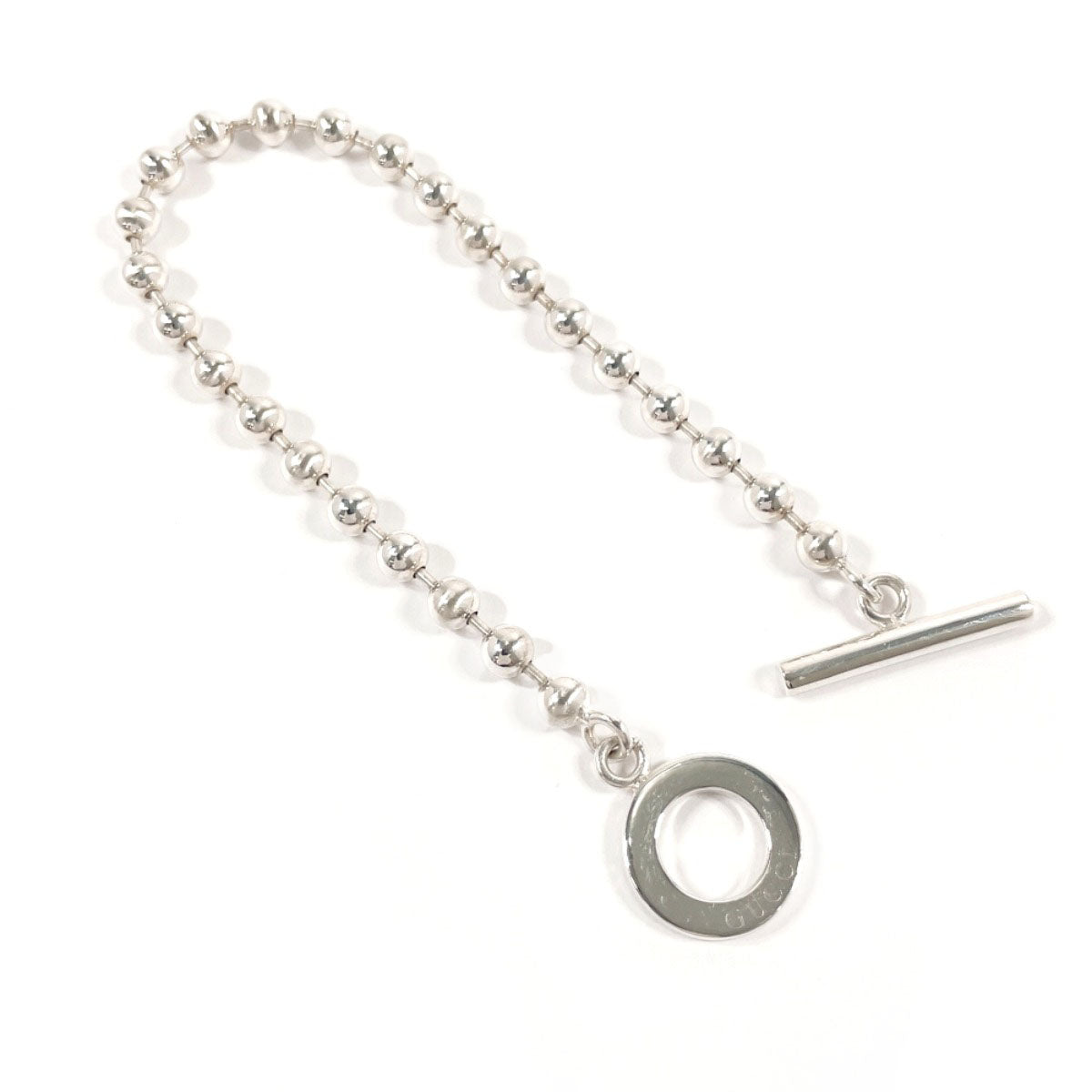 GUCCI bracelet Silver925 Silver Ball chain 19