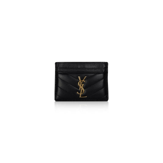 Saint Laurent 2020 Monogram Leather Card Holder