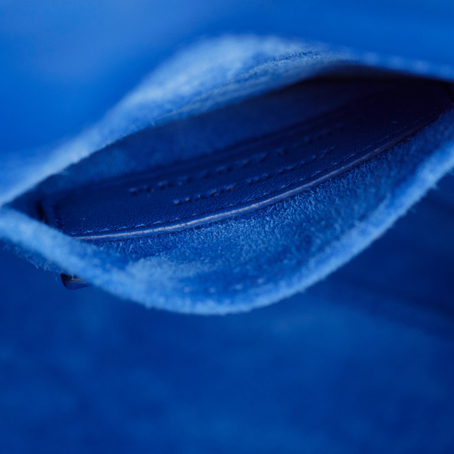 Saint Laurent Blue Smooth Leather Nano Sac De Jour