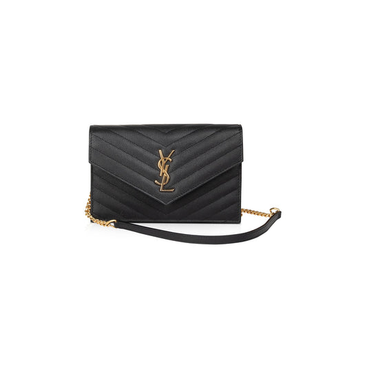 Saint Laurent Cassandre Envelope Chain Wallet