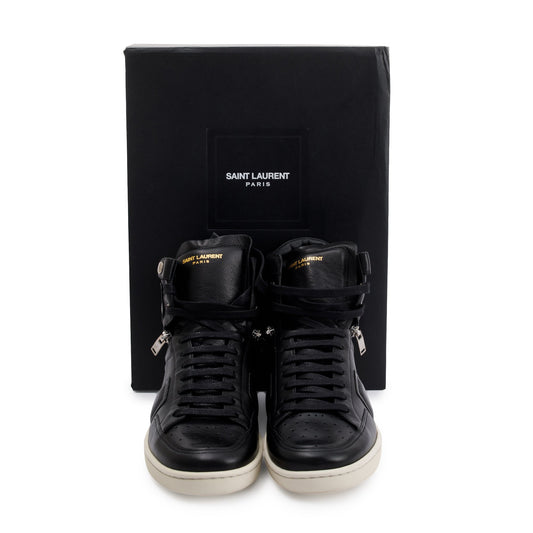 Saint Laurent Court Classic High Top Sneakers SL34/H, Size 41.5