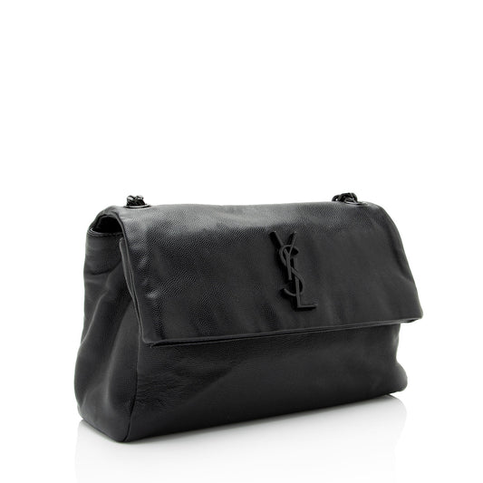 Luxury Saint Laurent Trending 2025 Grain de Poudre Monogram West Hollywood Medium Flap Bag (SHF-rzShyo)